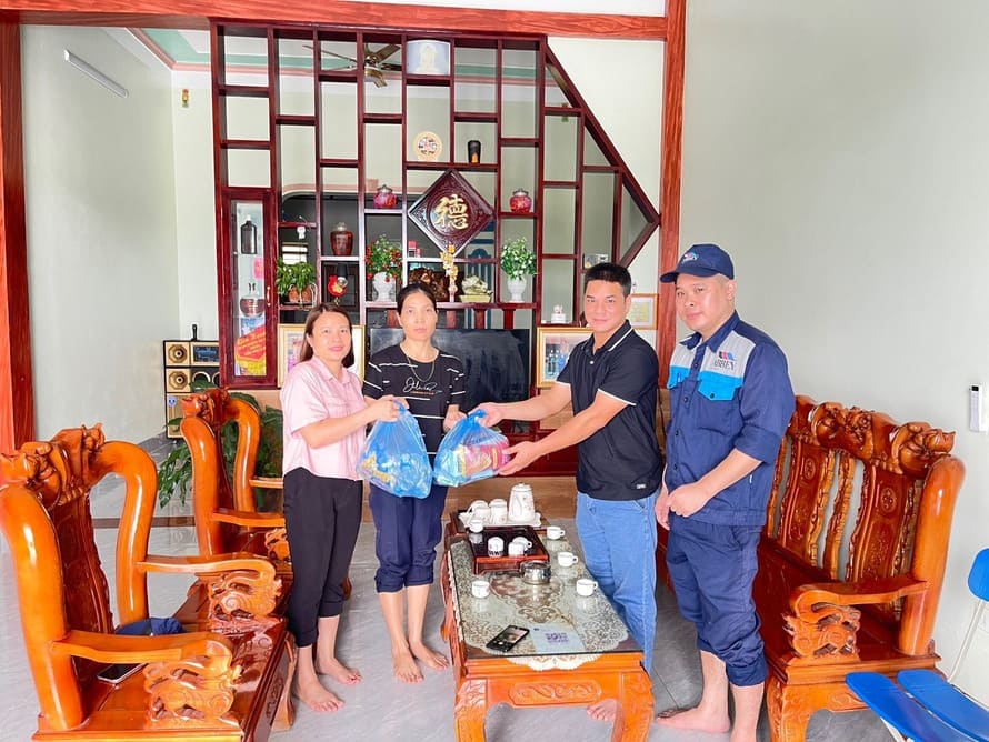 EuP Group chung tay ủng hộ CBCNV tỉnh Yên Bái bị ảnh hưởng bởi bão Yagi