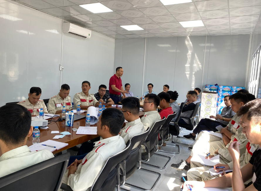 Tổ chức đào tạo kỹ năng huấn luyện nhân viên cho đội ngũ quản lý cụm nhà máy Yên Bái